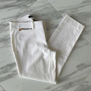 LAUREN Ralph Lauren Women’s Off White Cropped Trousers Pants  size 2